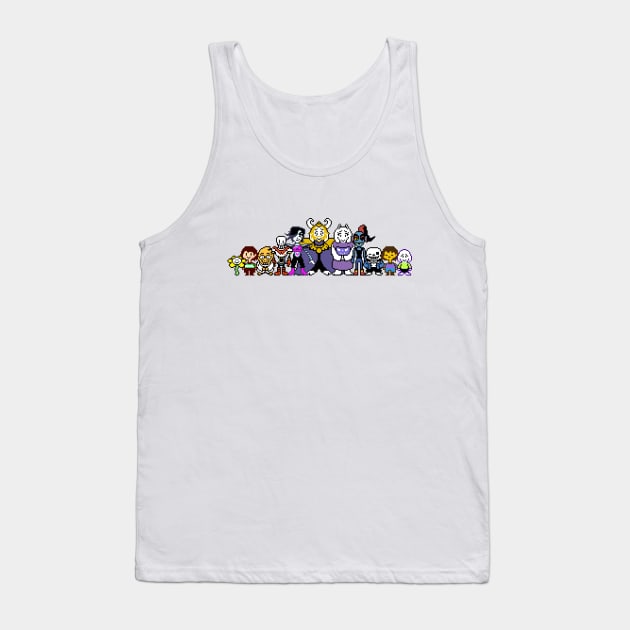 Undertale Usual Suspects Tank Top by gkillerb